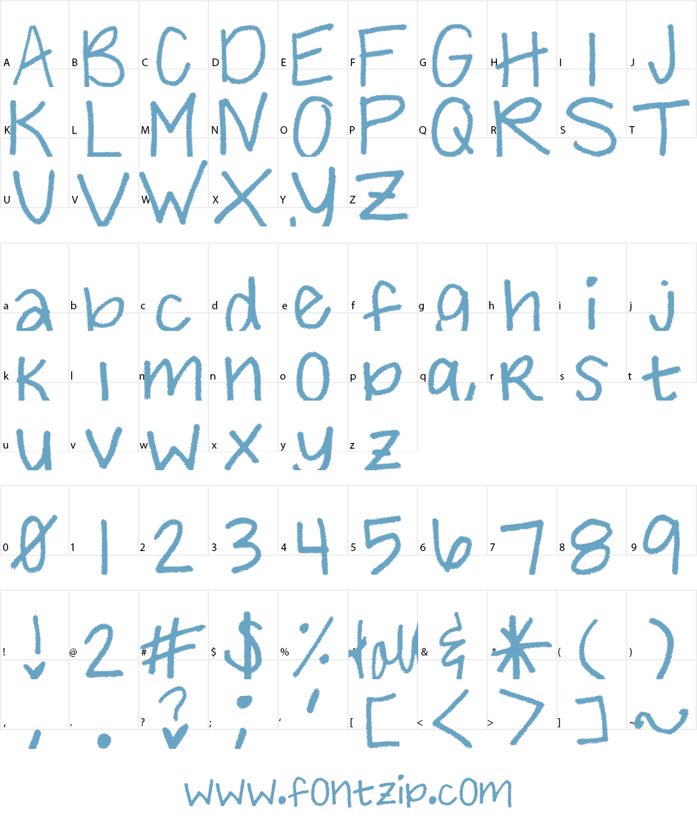 Amanda H Font Character